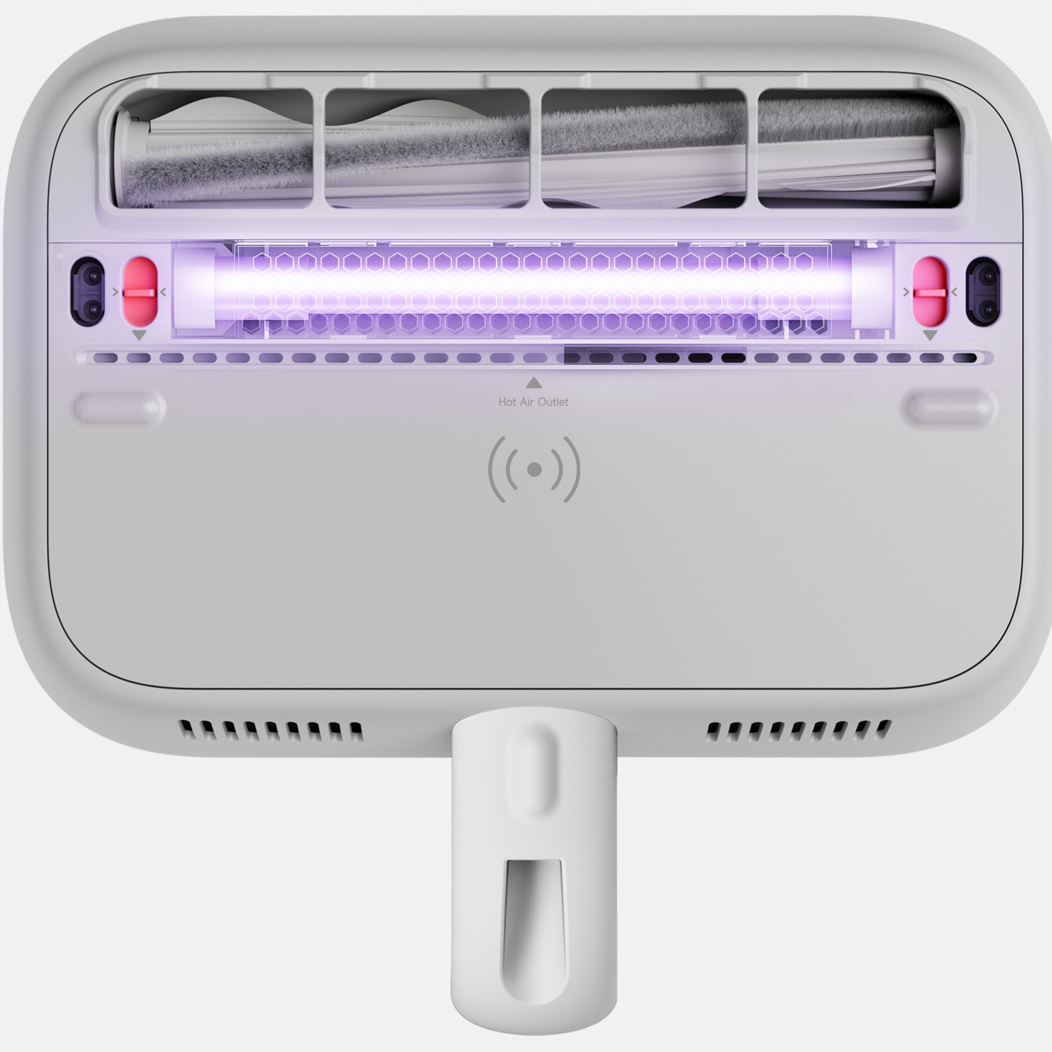 Aspirator Xiaomi Dust Mite Pro BHR8943EU pentru indepartarea acarienilor, 14kPa, 400W, UV sterilizare, ultrasunete, filtrare HEPA, perie electrica spiralata, senzor inteligent, recipient transparent pentru praf, alb
