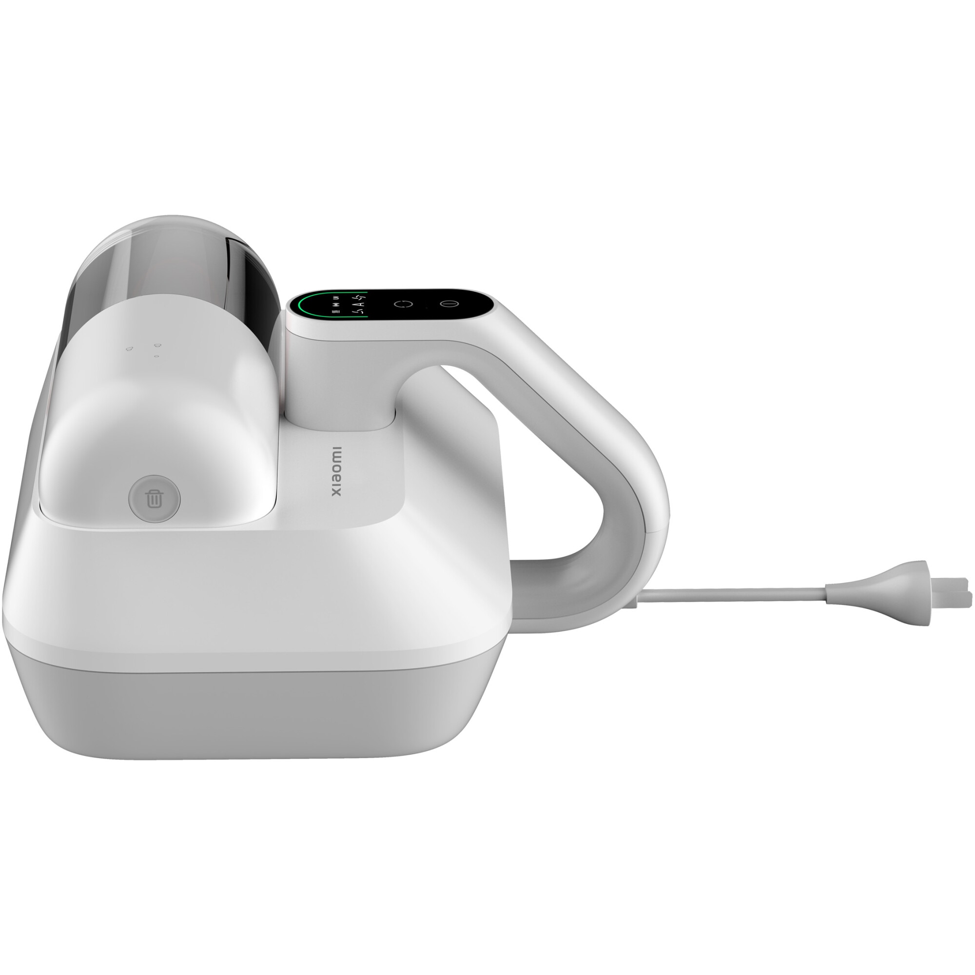 Aspirator Xiaomi Dust Mite Pro BHR8943EU pentru indepartarea acarienilor, 14kPa, 400W, UV sterilizare, ultrasunete, filtrare HEPA, perie electrica spiralata, senzor inteligent, recipient transparent pentru praf, alb