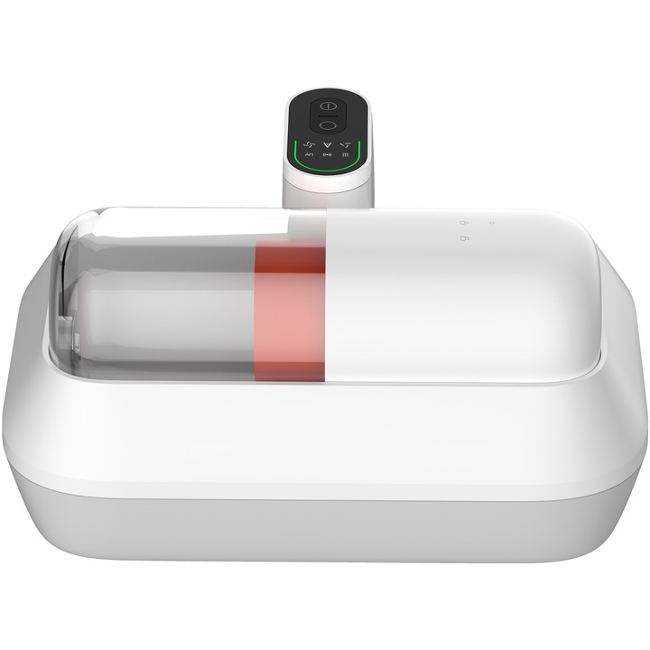 Прахосмукачка Xiaomi Dust Mite Pro BHR8943EU, 14kPa, 400W, UV стерилизация, Ултразвук, HEPA филтрация, Електрическа спирална четка, Смарт сензор, Прозрачен контейнер за прах, Бял