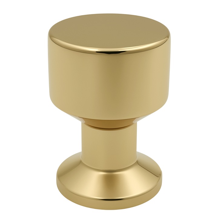 Buton pentru mobila Alaz, finisaj aur lacuit CB, Ø:22 mm