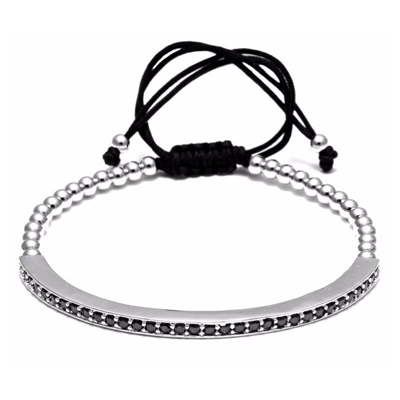 Bratara Brooks,Silver,Cristale Zirconia