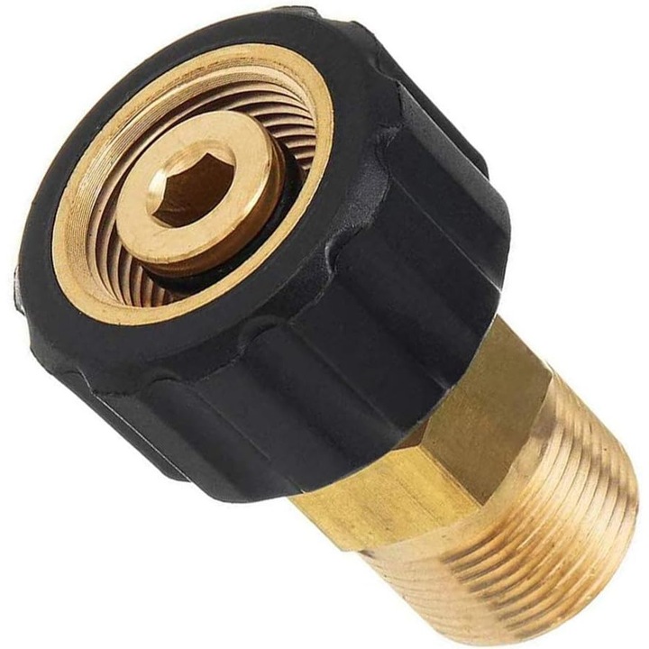 Cuplaj rapid pentru aparat de spalat cu presiune M22 14mm barbat la M22 15mm femeie