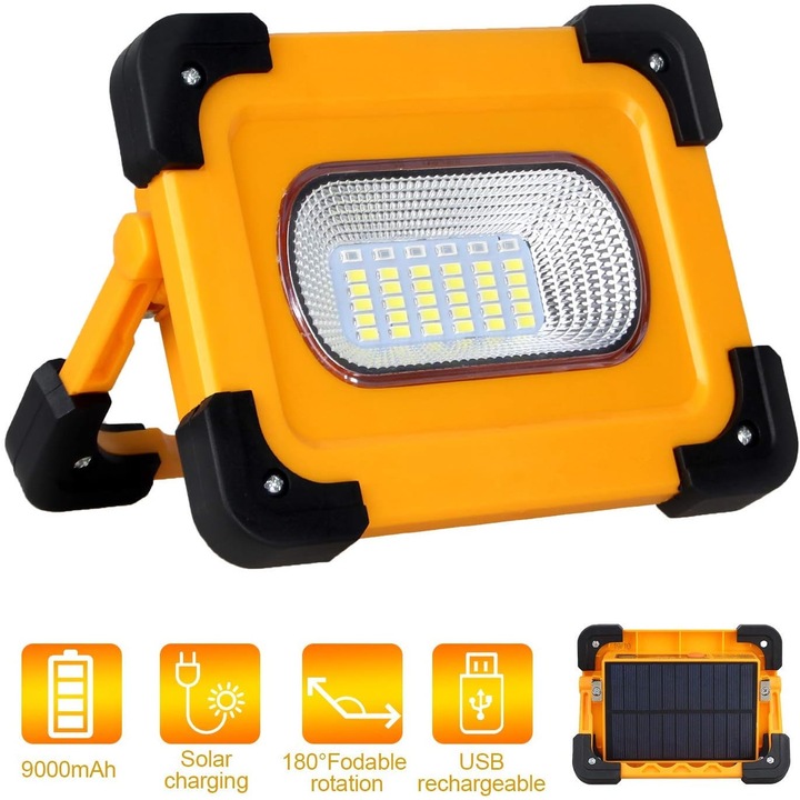 Hordozható LED projektor 30W 1500 lumen fehér 180° állítható