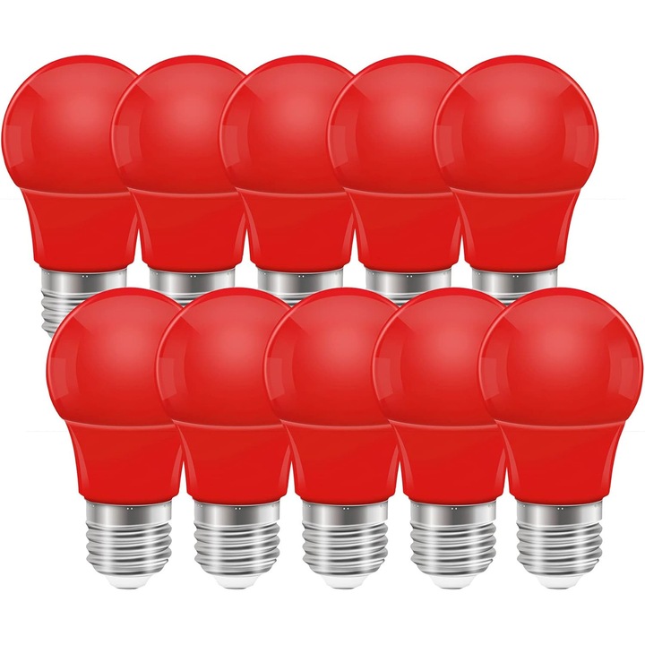 LED крушки E27, декоративни LED крушки, за Коледа, сватби, партита, коледни елхи - пакет от 10