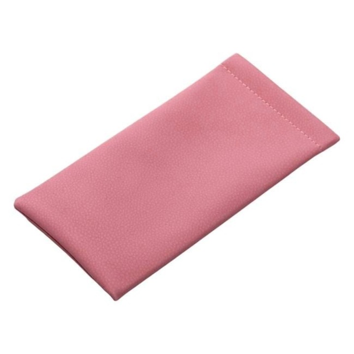 Husa Roz cu Arc ANTBRO® pentru Ochelari de Soare si Vedere, Carcasa Usoara si Eleganta, Protectie Practica si Feminina