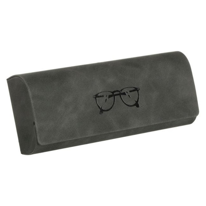 Husa Tip Plic Gri ANTBRO® pentru Ochelari de Soare si Vedere, cu Inchidere si Imprimeu Ochelari, Carcasa Eleganta si Usoara
