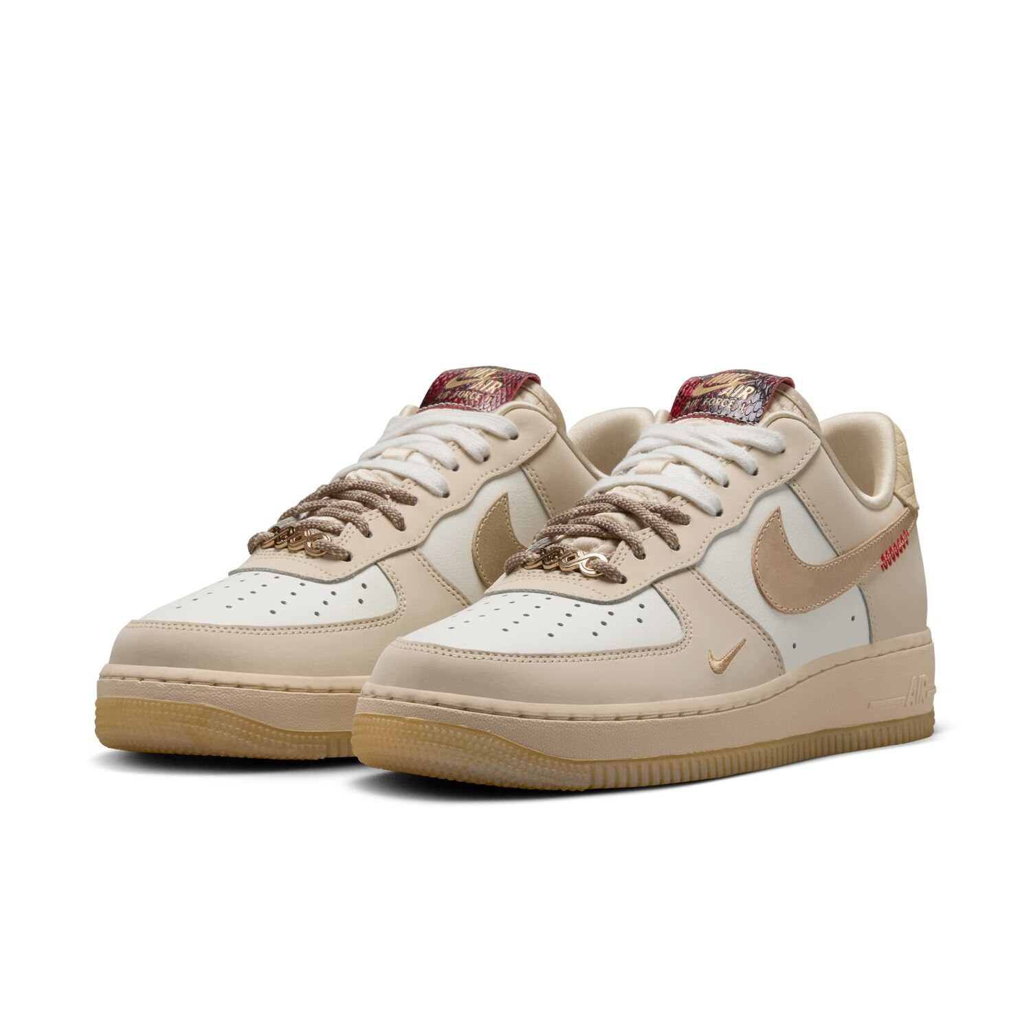 Pantofi sport, Nike, Wmns Air Force 1 '07 Lx Cn, Piele naturala
