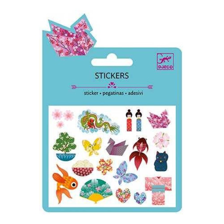 Комплект стикери Азиатски мотиви, Djeco