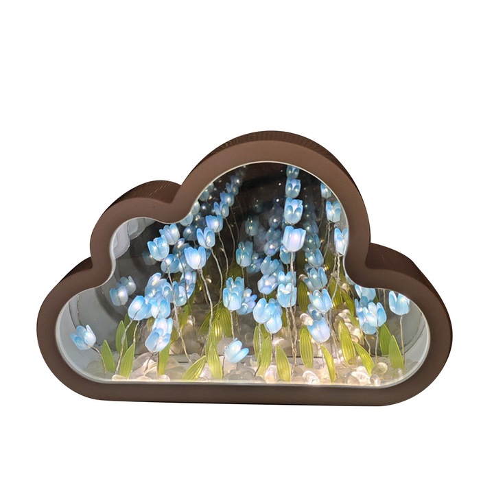 Lampa de noapte DIY Tulip pentru dormitor, lampa de birou Tulip Cloud