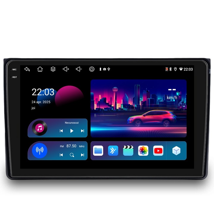 Navigatie PilotOn Audi A4 B6 2000-2004 9 inch 4GB 64GB 8 CORE