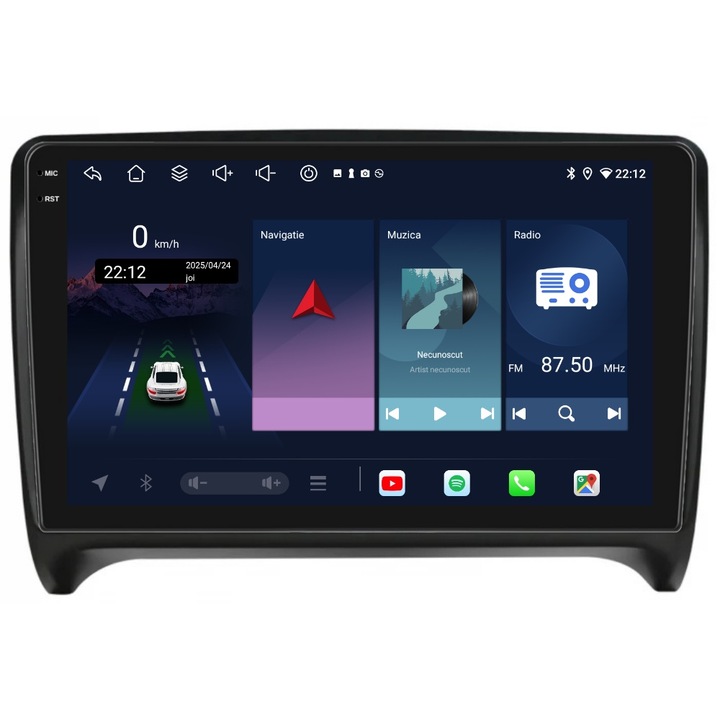 Navigatie PilotOn Audi TT 2006-2014 9 inch 6GB 128GB 8 CORE