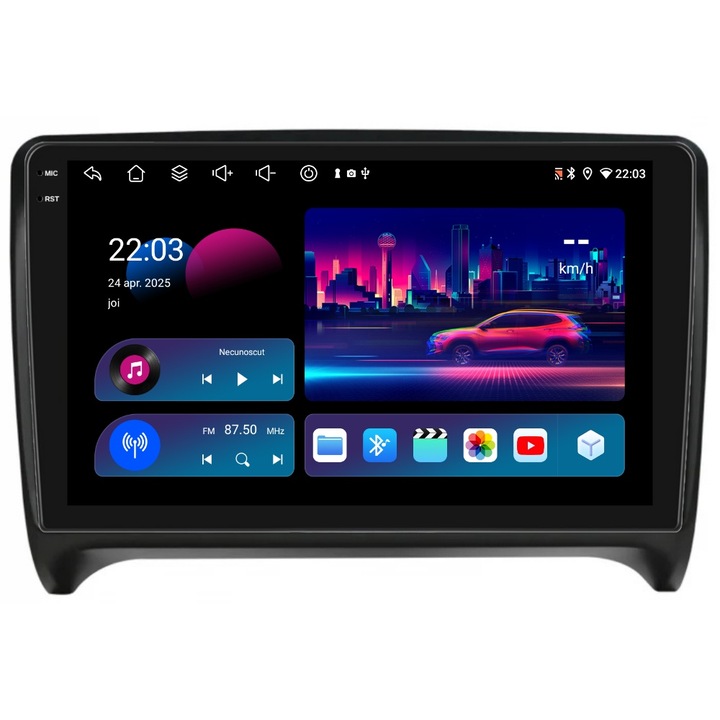 Navigatie PilotOn Audi TT 2006-2014 9 inch 4GB 64GB 8 CORE