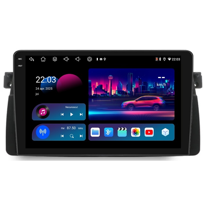 Navigatie PilotOn BMW Seria 3 1999-2006 9 inch 4GB 64GB 8 CORE