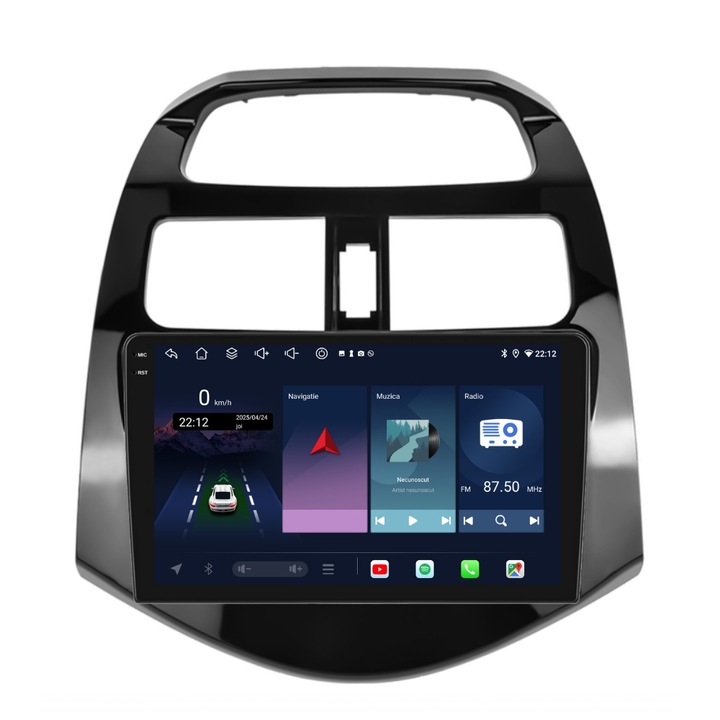 Navigatie PilotOn Chevrolet Spark 2009-2015 9 inch 6GB 128GB 8 CORE