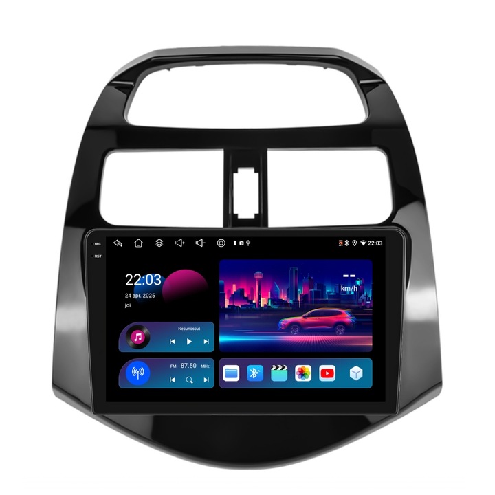 Navigatie PilotOn Chevrolet Spark 2009-2015 9 inch 4GB 64GB 8 CORE