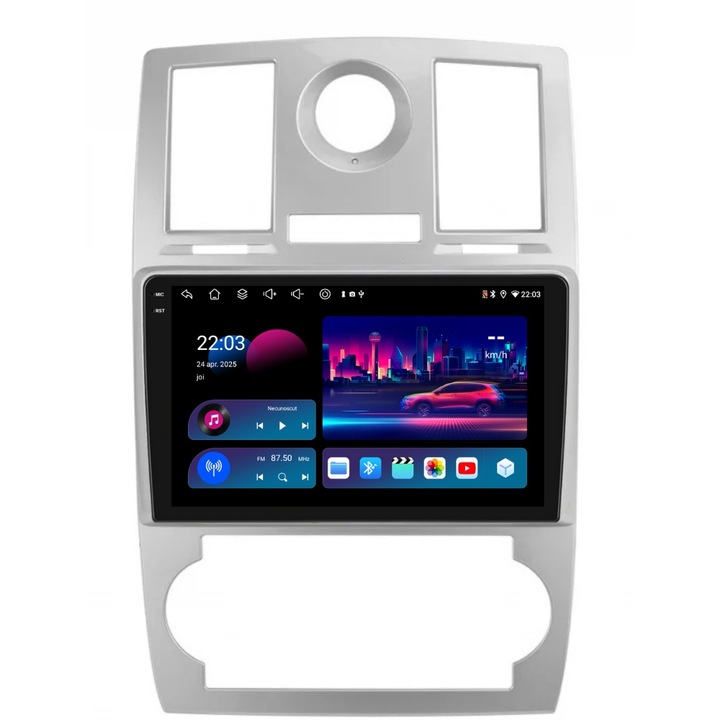 Navigatie PilotOn Chrysler 300C 2004-2010 9 inch 4GB 64GB 8 CORE