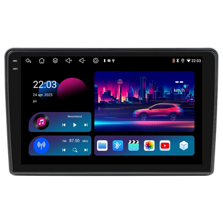 Navigatie PilotOn Citroen C5 2008-2017 10 inch 4GB 64GB 8 CORE