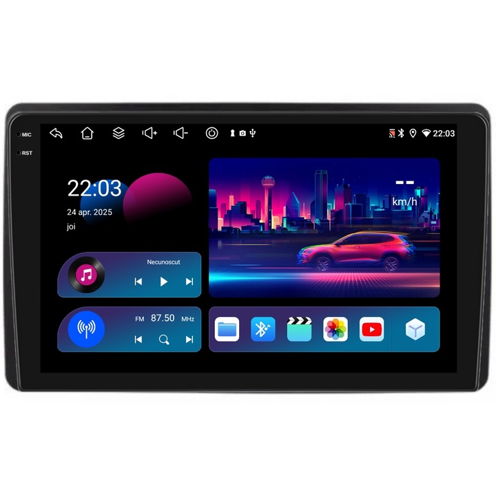 Navigatie PilotOn Dacia Duster 2018-2022 10 inch 4GB 64GB 8 CORE