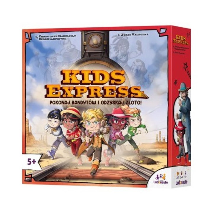 Kids Express társasjáték, 92957, együttműködésre, 1-4 játékos, többszínű