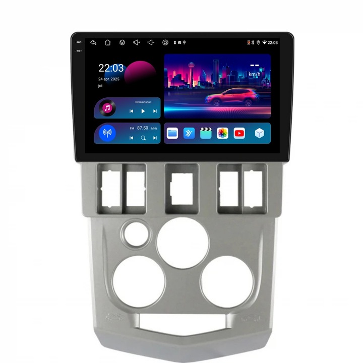 Navigatie PilotOn Dacia Logan I 2004-2008 9 inch 4GB 64GB 8 CORE