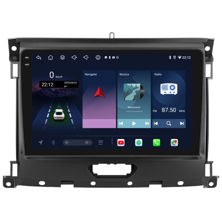 Navigatie PilotOn Ford Ranger 2015-2022 9 inch 6GB 128GB 8 CORE