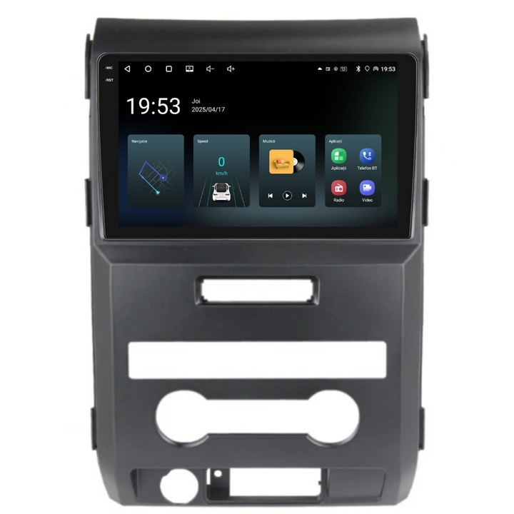 Navigációs rendszer a Ford F150 Raptor 2008-2014 modellhez, 9 hüvelykes, 4 GB-os, 64 GB-os, 4 magos kijelzővel