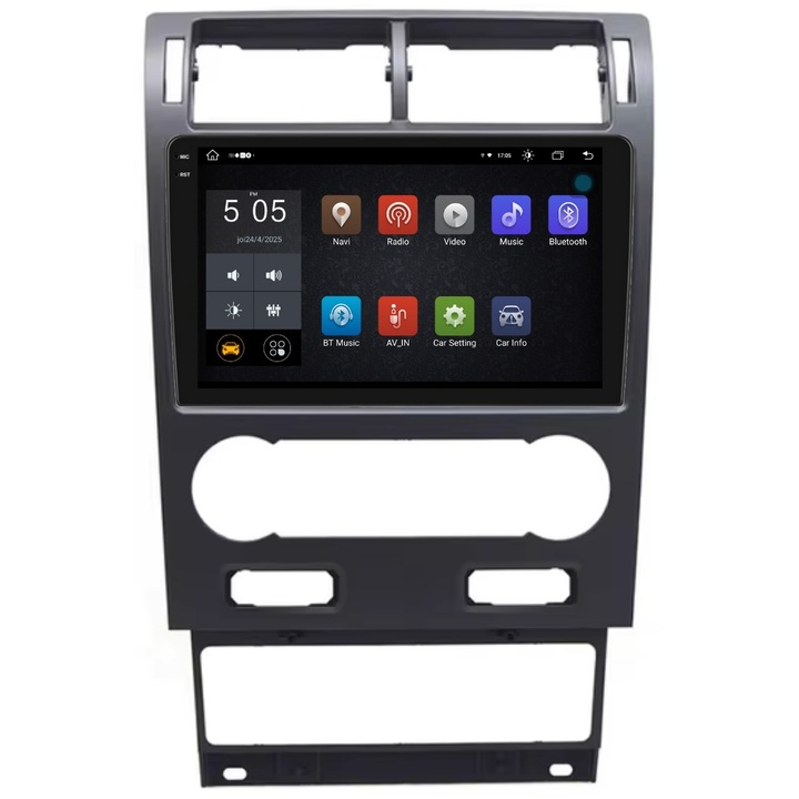 Navigációs rendszer a Ford Mondeo III 2004-2007 modellhez, 2K 8GB 256GB 8 magos processzorral