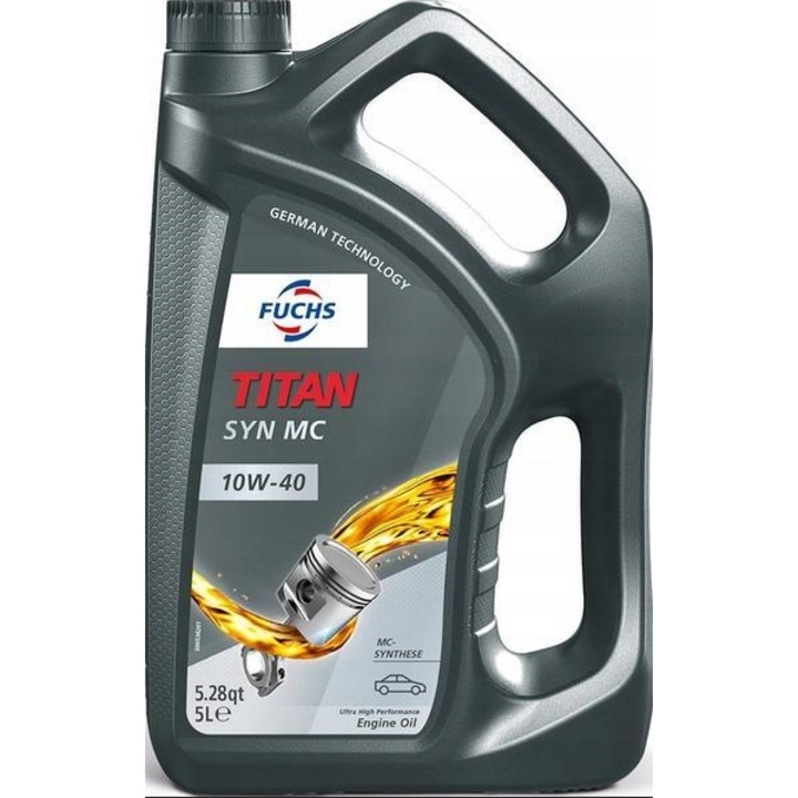 Ulei motor Fuchs Titan Syn MC 10W-40, 5L, full sintetic, bifuel