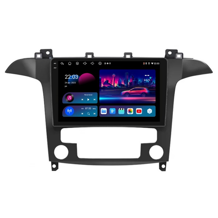 Navigatie PilotOn Ford S MAX I 2006-2015 9 inch 4GB 64GB 8 CORE