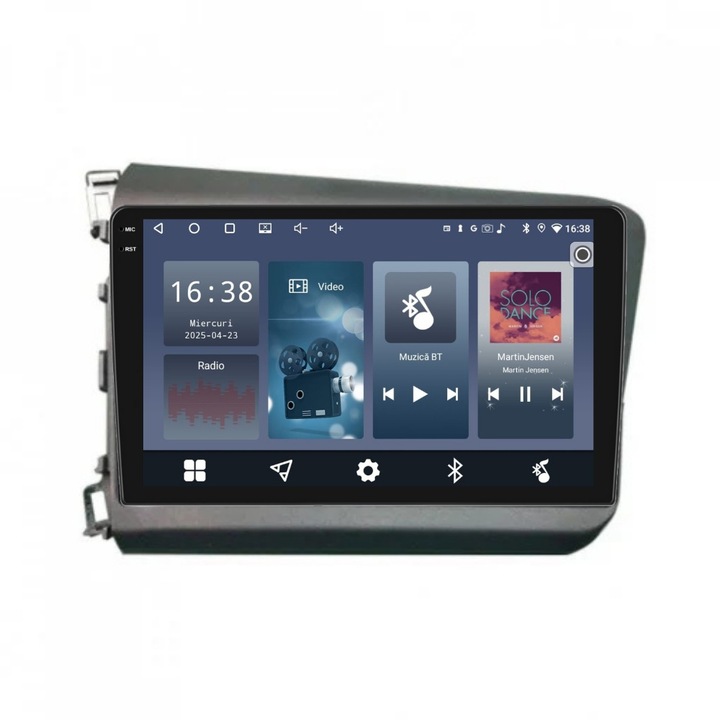 Navigatie PilotOn Honda Civic IX Sedan 2011-2015 9 inch 2GB 32GB 4 CORE