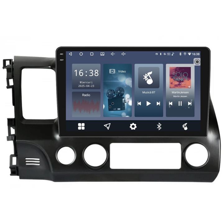 Navigációs rendszer a Honda Civic VIII Sedan 2006-2011 modellhez, 10 hüvelykes, 2 GB-os, 32 GB-os, 4 magos RAM-mal