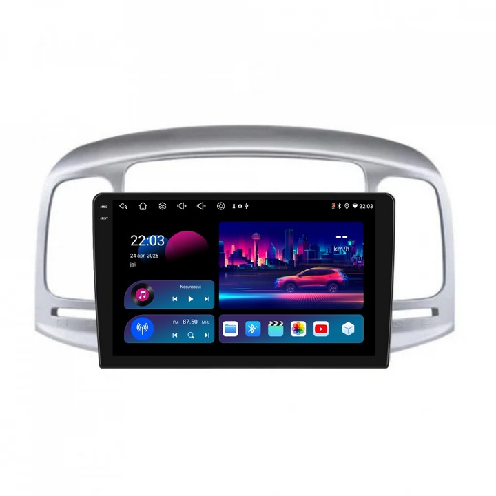 Navigatie PilotOn Hyundai Accent 2007-2012 9 inch 4GB 64GB 8 CORE