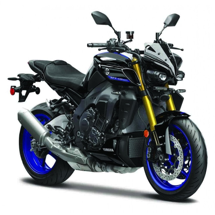 Maisto Yamaha MT-10 SP 1/18 motorkerékpár modell, precíz részletek, bemutató állvány