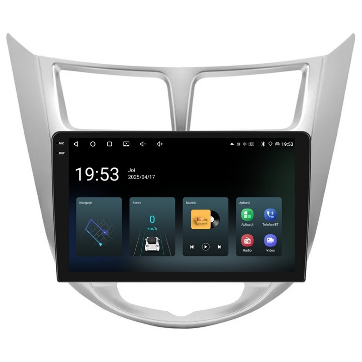 Navigatie PilotOn Hyundai Accent 2011-2016 9 inch 4GB 64GB 4 CORE