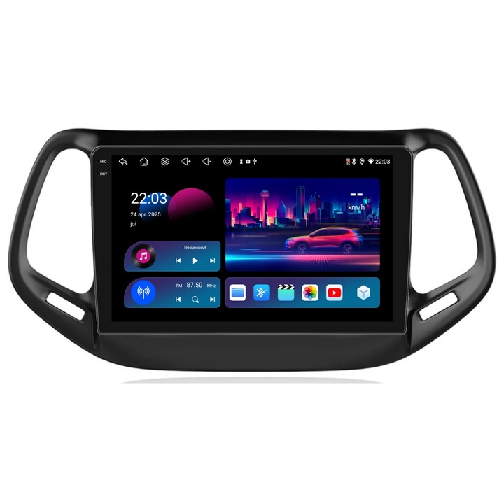 Navigatie PilotOn Jeep Compass II 2016-2021 10 inch 4GB 64GB 8 CORE