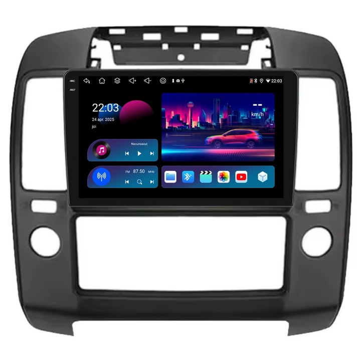 Navigatie PilotOn Nissan Pathfinder R51 2005-2014 9 inch 4GB 64GB 8 CORE