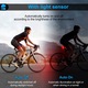 Alarma Anti Furt Pentru Biciclete Si Motociclete 110 DB, Beedove, Reincarcabila Prin USB, 3 Nivele De Volume, Lumina De Pozitie, Indicator De Franare, Senzor De Vibratii, Impermeabila IP65, 7 Nivele De Senzivitate, Cu Telecomanda, Negru/Rosu