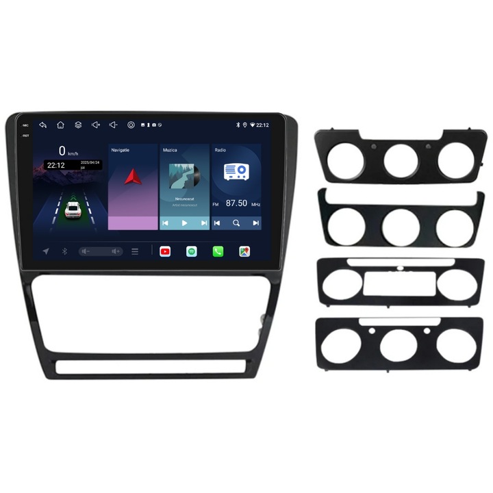 Navigatie PilotOn Skoda Octavia II 2004-2013 10 inch 6GB 128GB 8 CORE