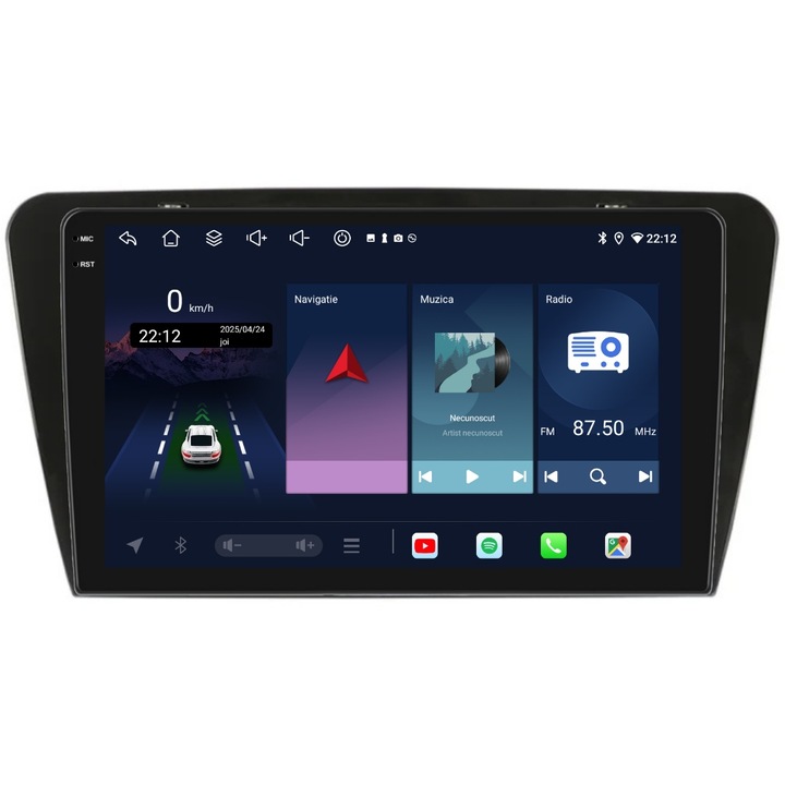 Navigatie PilotOn Skoda Octavia III 2013-2020 10 inch 6GB 128GB 8 CORE