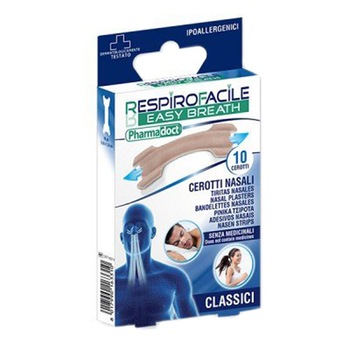 Benzi nazale Pharmadoct Respiri Usor, cutie cu 10 bucati Benzi nazale Pharmadoct Respiri Usor, cutie cu 10 bucati