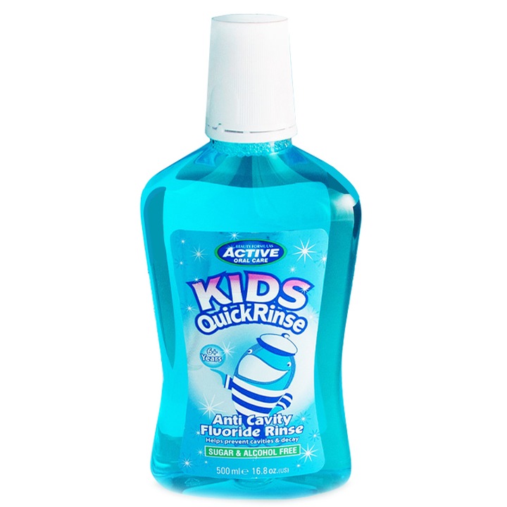 Apa de gura pentru copii Beauty Formulas 6+ ani, 500 ml