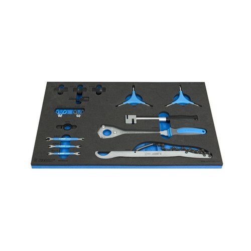 Set de scule Unior de bicicleta in modul SOS cu 15 bucati