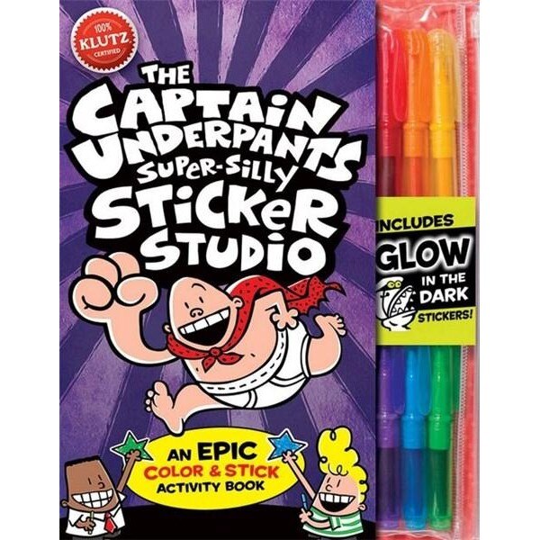 The Captain Underpants Super-Silly Sticker Studio - Dav Pilkey