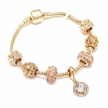 Bratara cu Charms medalion rotund, din Aliaj, Auriu (Ambalaj Cutie Cadou) Bratara cu Charms medalion rotund, din Aliaj, Auriu (Ambalaj Cutie Cadou)