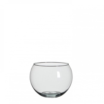 Vaza Roza, culoare transparent, inaltime 10 cm, diametru 13 cm Vaza Roza, culoare transparent, inaltime 10 cm, diametru 13 cm