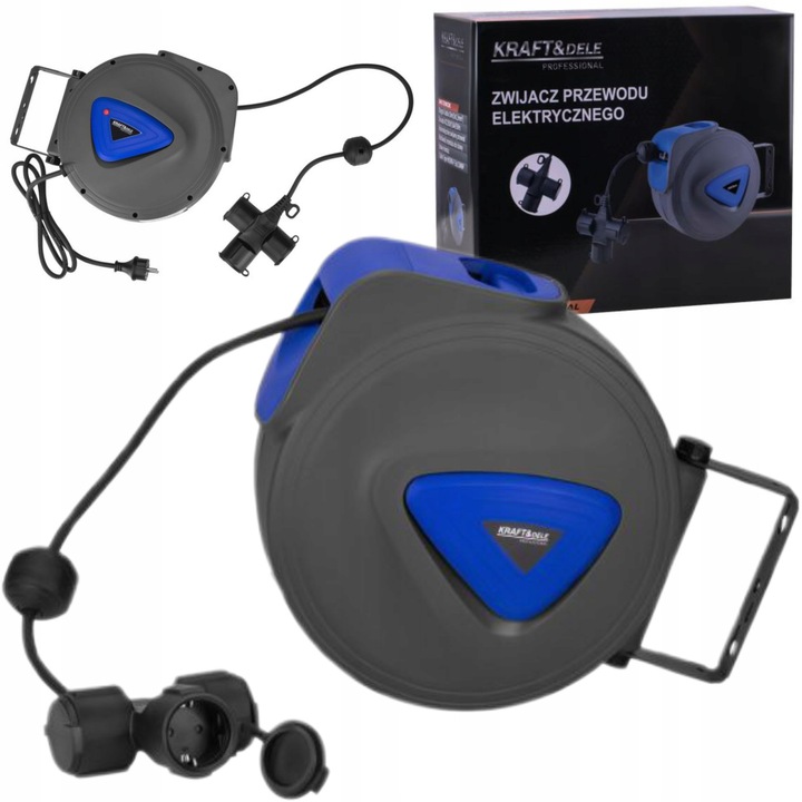 Prelungitor cu tambur bobina 3x1,5mm 20m (KD4047)