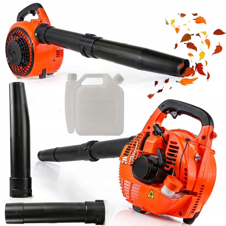 Aspirator de frunze, Ondragon, 25.4 cc, 225 km/h, 1000 ml, portocaliu/negru