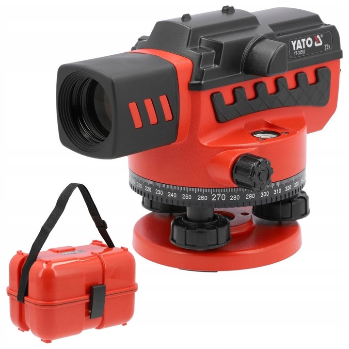 Nivelator optic YATO 32x 38mm, 100m, IP54, calibrat din fabrica
