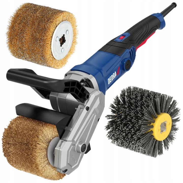 Dedra DED7933 csiszoló, 1300W, 2 x kefe (nejlon és fém), 230V, 900-3700 fordulat/perc