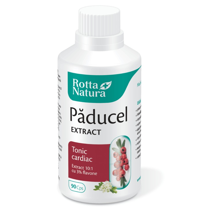 Extract de Paducel, Rotta Natura, 90 capsule, antioxidant, tonic cardiac